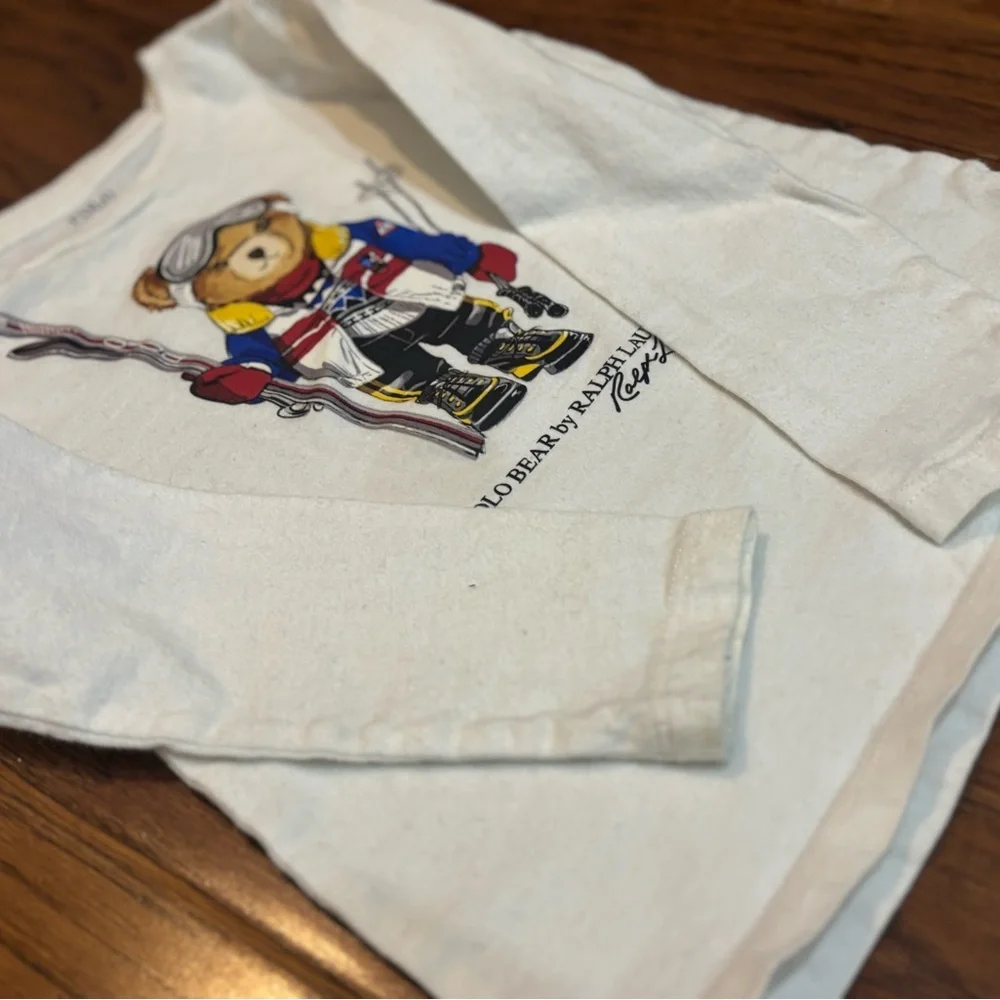 Polo Ralph Lauren Polo Bear Long Sleeve Tee Toddler 3T